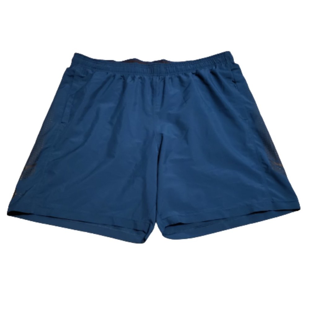 Under Armour Athletic Shorts Blue Women's XXL 2XL Running Outdoor Summer Hiking